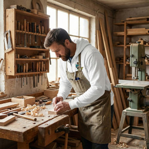 Boot Maker Mannen Full-Zip Hoodie