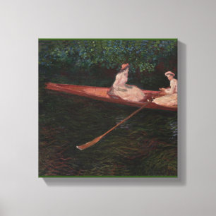 Boot op de Epte - Claude Monet - c1890 Canvas Afdruk