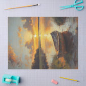 Boot op de kust schilderij Decoupage Tissuepapier (Craft)