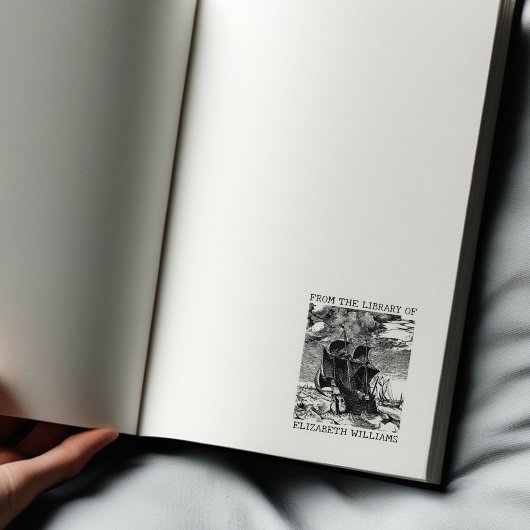  boot op maat uit de bibliotheek van 	rubberstempel