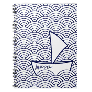 Boot op Waves Foto Notitieboek
