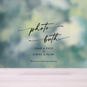 Boot photo Boho Chic Modern Clear Acrylique Mariag (Neutre)