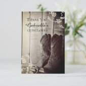 Boot rustique Cowboy Western Quinceañera Merci (Debout devant)