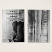 Boot rustique de cowboy Mariage occidental La char (Devant & derrière)