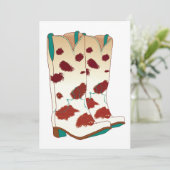 Boot Scoot Blank Card (Enhanced) Kaart (Staand voorkant)