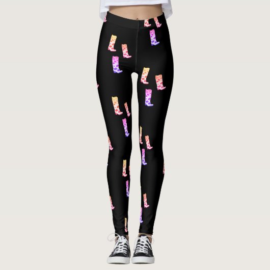 Boot Scoot Leggings (Black) (Voorkant)