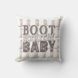 Boot Scootin' Baby - Cowboy/Cowgirl laarzen Kussen