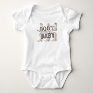 Boot Scootin' Baby - Cowboy/Cowgirl laarzen Romper