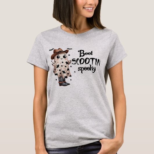 Boot Scootin Spooky T-shirt (Voorkant)