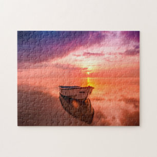 Boot voor anker. legpuzzel