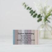 boot voor stoffering op maat visitekaartje (Staand voorkant)