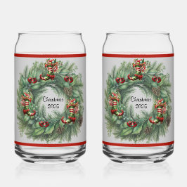 Boot Wreath Soda Glass Blikvorm Glas