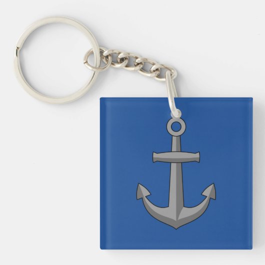 Bootanker Cartoon Sleutelhanger (Voorkant)
