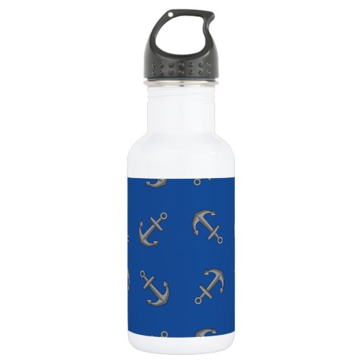 Bootanker Cartoon Waterfles (Voorkant)