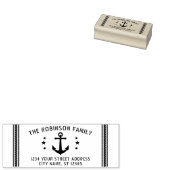  bootanker sterren familienaam adres 	rubberstempel (Gestempeld)