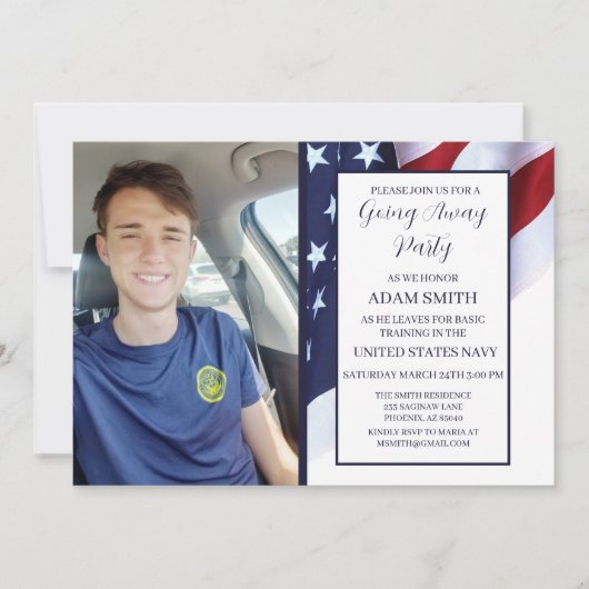 Bootcamp de la marine américaine sur invitation de (Devant)