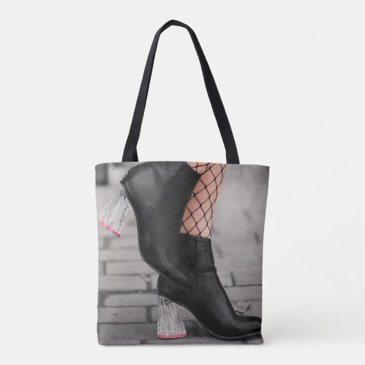 Booted & Bold Ankle Boot Tote Bag (Achterkant)