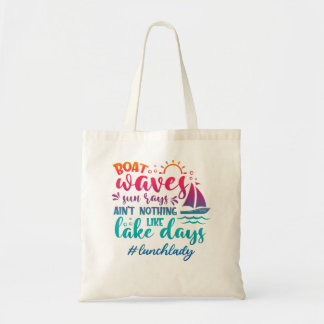 Bootgolven Zonnestralen Meer Dagen Lunch Dame Zome Tote Bag