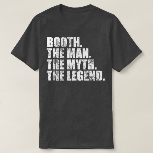 Booth Achternaam Booth Achternaam Booth Surna T-shirt (Design voorkant)