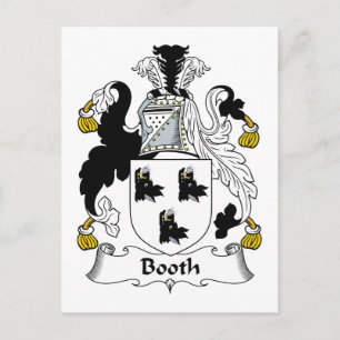 Booth Family Crest Briefkaart
