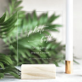 Booth Photo Boho Chic Modern Blanc Clair Mariage