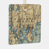  Boothbay Harbor ME Keramisch Ornament (Rechts)