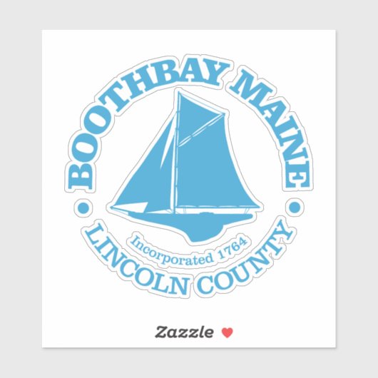 Boothbay (sloep) sticker (Vel)