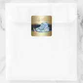 Booties Bébé Noir Or Stickers Douche Garçon (Sac)