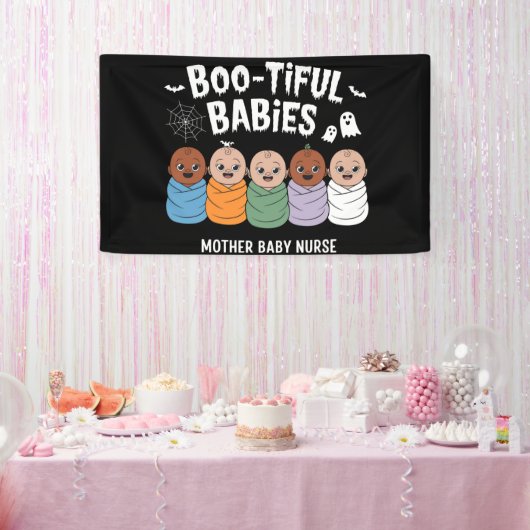 Bootiful Baby's Moeder Baby Verpleegster Halloween Spandoek (Feest)