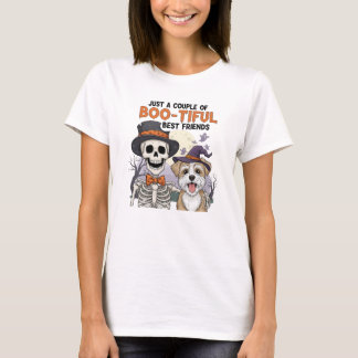 Bootiful Beste Vriend Skeleton & Hond T-shirt