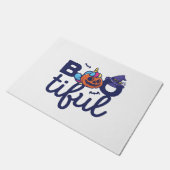 Bootiful Halloween Grappige Eenhoorn Pompoen lanta Deurmat (Schuin)