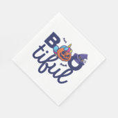 Bootiful Halloween Grappige Eenhoorn Pompoen lanta Servet (Hoek)