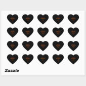 BOOTIFUL HALLOWEEN HART STICKER (Vel)