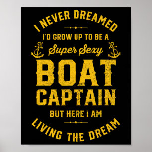 Bootkapitein Familie Kleding Volwassene Uni Zwart Poster