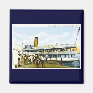 Bootlanding in New Harbor, Block Island, R.I. Magneet