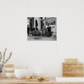 Bootleg Liquor Raid, 1923.  foto Poster (Keuken)