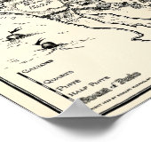 BOOTLEGGERS MAP VERBOD VAN DE U.S. 1926 POSTER (Hoek)