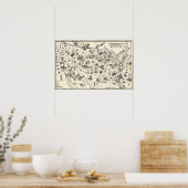 BOOTLEGGERS MAP VERBOD VAN DE U.S. 1926 POSTER (Keuken)