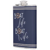 Bootleven Nautische Bachelorette Party Vrouw Heupfles (Links)