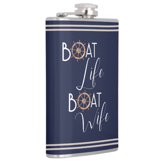 Bootleven Nautische Bachelorette Party Vrouw Heupfles (Rechts)