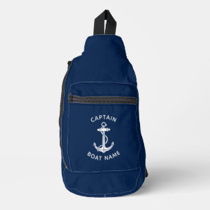 Bootnaam Anker Kapitein Strand Cruise Sling Bag