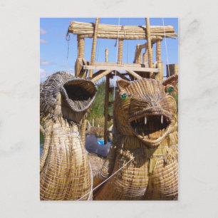 bootoppervlakken met titicaca briefkaart