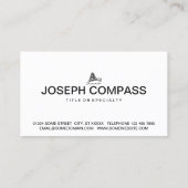 bootpictogram visitekaartje (Achterkant)