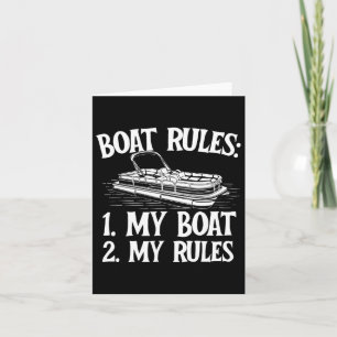 Bootregels - Boten varen Lake Boot Captain Mot Kaart