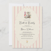 Boots and Bubbles Country Chic Bruiloftsfeest Kaart (Voorkant)
