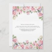 Boots and Bubbly Rustic Western Bridal Shower Kaart (Achterkant)