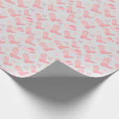 boots and hat pattern  cadeaupapier (Hoek)