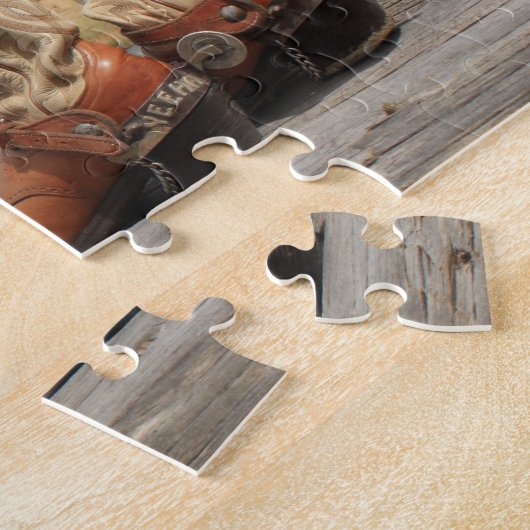 Boots and Spurs Puzzle Legpuzzel (Zijkant)