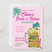 Boots & Bikinis Bachelorette Invitation  (Devant)