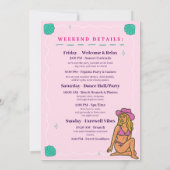 Boots & Bikinis Bachelorette Invitation  (Dos)